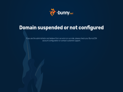-1082 account administrator an and are believ bunnycdn check configuration configured contact customer de1 domain error if nod not on or our pleas sid support suspended the this you your