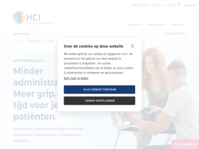 aanvrag academy administratie advertenties all analyser bied biedt contact content cookie cookie-instell cookies demo deutsch english fysiotherapeut gebruik gegeven grip hci instell inzicht kom languag login m.b.t mak management minder nederland netwerkfunctionaliteit nieuw ontwikkeld onz open oploss partner patient personaliser praktijk praktijksoftwar prestaties prijz product select slimm social softwar spotonmedic testimonial tijd toestan vakgenot verbeter verzamel we websit werk wet zorg