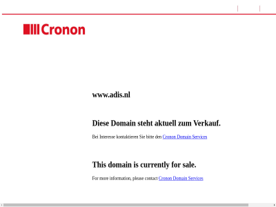 aktuell bei bit contact cronon currently den dies domain for information interes kontaktier mor pleas sal services sie steht this verkauf www.adis.nl zum