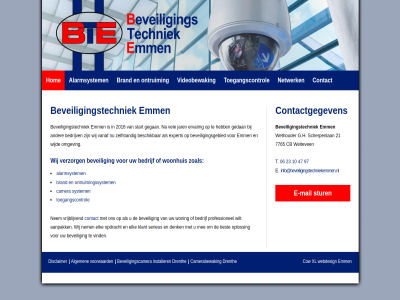 06 10 2016 21 23 47 97 aanpak alarmsystem algemen bedrijf bedrijv beschik best beveil beveiligingscamera beveiligingsgebied beveiligingstechniek brand camera camerabewak contact contactgegeven cow denk disclaimer drenth e e-mail elk emm ervar expert g.h gedan gegan hom info@beveiligingstechniekemmen.nl installer jar klant mail mee nem netwerk omgev ontruim ontruimingssystem opdracht oploss particulier professionel scherpenlan serieus start stur system t toegangscontrol vanaf vel verzorg videobewak vind voorwaard vrijblijv webdesign wethouder wij wijd wilt woning woonhuis xl zelfstand zoal