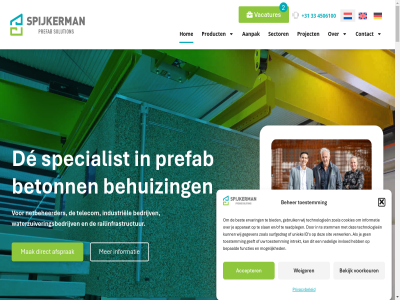 +31 0 1 100 2 2026 3 33 3811 44 450 4506100 6100 6662 77 9001 a aanpak accepter achter advies afsprak algemen all amersfoort apparat bedrijf bedrijv beher behuiz bekijk bemmelseweg bent bepaald bericht best betonn bied communicatie complet constant contact contactgegeven cookies de deskund detail direct doordat doorlooptijd e e-mail e-mailadres eig elk elst en en/of eneco ervar flexibel functies garander garanties gebruik gecertificeerd geeft gegeven gev gld hom huis id industriel info@spijkermanbv.nl informatie intrekt invloed iso joel jou jouw kantor keihard kenn kennis kom krijgt kun kwaliteit lan lat ler let levert levertijd liander maakt mag mail mailadres mak marktsegment mh minder missie mogelijk nadel nam nauw nem netbeheerder offert onderwerp ontwerp ontwerpfas ontzorg onz opdrachtgever oplever oploss pakket partner pb planning prefab privacybeleid process product productie productielocatie project raadpleg railinfrastructur regie s sam samenwerk scl sector sit slan snapp snel solution specialist spijkerman stat stationsstrat stelt stemm straatkast strategisch suiker surfgedrag team technologieen tel telecom telefoonnummer terecht tevred toe toegewijd toestemm transparant transport uitdag unie uniek vacatures vca verloopt versterk verstur verwacht verwerk videos visie vlot voorkeur vrag vrijblijv waarom waarvor wagen war warmtepompstation waterzuiveringsbedrijv we weiger werk wet wij wilt zeker zoal zodat zoek