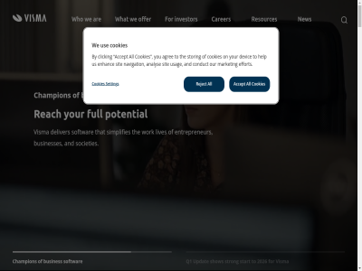 00 000 0214 0277 09 13 15 19 2 2.4 2025 2026 22 28 56 733 980858073 a about accept account acquires acros act adding addres agree ahead all analys anchored and annual apr are as at automation autonomous becom belong best bigger blog both box brazil brazilian busines businesses by capabilities carer centr centric challenges champion chang clarity clicking cloud collaboration com community companies company competition complianc compliant conduct contact continuous contribut cookie cookies copy countries country cultur customer decades deepen deliver delivery development devic digit digital do dootax doubl double-digit download e e-invoic eas effort embrac enhanc enjoy enterprises entrepreneur entrepreneurial environmental erp europ european event favourit feeling financial find fit flavour flexibility focus for foretaksregisteret/the found free from full futur future-prof getting go governanc group grow growth hav help high how hub important industry information initiatives intak interim international interviewed investor invoic join kantar karenslyst kep know landmark landscap largest latest lead leading learn let linkedin lives local location m main mar market market-lead may medium momentum mor most mva navigation new newsrom norway number offer offic offices on open organic organisation oslo our out overview own owner pag partner payment peopl people-centric perk pictur platform po policy position postal potential pres privacy product prof progres provider public q1 reach read record reform register reject releases report resources rest result run s scandinavian sector secur security see setting show signatur simplifies sit skøyen small social societies softwar solid specialist sponsorship standard start startup steady storing strategy strong study succes suites support sustainability sustained tackl tax team technology that the their thing tim to transparency trust two unique up updat us usag use util vibrant view visma visma@visma.com we what whil whistleblow w