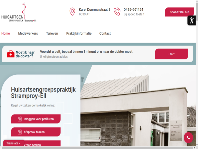 -561454 -677677 00 0495 08 1 11/02/2026 14 16/12/2025 17 19/12/2025 24 25 26 4/11/2025 5/03/2026 6039 7 8 aangemeld aansluit adres advies afsprak afwijk ander apotheek.nl at avond behandel bekijk bel belangrijk belt bent bepal beperk best bestell beter betrouw beveiligd binn bloeduitslag contact daarnaast daarom dag december decision dementie dezelfd dokter doktersassistent doktersassistentes doormanstrat dossier duit e e-mail e-mailconsult een eerst eig elkar ell email ernst essentiel eventuel geadviseerd geeft gef gegeven gehel gemak geopend geschikt geschrev geslot gezond grag griepvaccinaties handig herhaalmedicatie herhal het hiervor hom huisart huisartsengroepspraktijk huisartsenpost huisartsenpraktijk hulp ieder indien informatie inlogg inschat inzicht inzien januari karel kenn kent kerstdag kerstsluit kijk kort krijgt kunt laatst landelijk ler les levensfas lez licham link locaties maandag mail mailconsult mak making medewerker medicament medicijn medisch meld meten middag minimum minut momentel nacht netwerk nieuw nieuwjaarsdag nodig november onafhank onderstaand onlin ontwikkeld onz openingstijd opgeleid opleid overlast patient per plann plat portal positiev praktijk praktijkinformatie praktijkondersteuner privacyregelement recept regel rij rivm sam schakelpunt scheijmansplein schilder schilderwerkzam servicegericht shared sluit snel speciaal specialistenbriev specifiek spoe spoed sprak start stell stramproy stramproy-ell strev t/m tariev telefoonnummer terecht thuisart thuisarts.nl toet translat transparant twed twee uiterst uitslag uitwissel uur vacatur vanzelfsprek veilig verwijz via vind voordat vrag vrijdag wacht wachttijd war we webapp websit weekend wek werk werkzam wij zak zev ziekt zoek zoekt zoekveld zorg zorgaanbieder