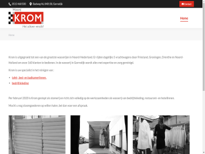 0513 160 2020 46 468 5 500 8401 afsprak algemen are badkamerlinn badweg bed bedien bedrijfskled bel bestaand bl bv by contact dagelijk development disclaimer drenth expertis februari friesland gereinigd gestopt gorredijk groning grootst hal her holland hom hotellinn it klant krom mocht nederland noord noord-holland noord-nederland onz per privacy reinig restaurant richt rijd search smartist specialist stomerij stoomgoeder tafel textielverzorg uitgegroeid verklar volled voorwaard vrachtwagen wasserij werkzam will you zorg