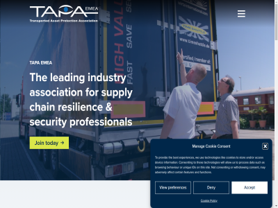1997 2026 a about accept acces adversely affect agencies alert allow an and and/or as asset association audit auditor behaviour best bodies browsing by cargo certain certification chain consent constitution contact cookie cookies dat data deny devic disclaimer email emea enforcement es eu experiences facebok features for founded fr from function glossary help hom ids incident independent industry info@tapaemea.org information it join key law leading lik linkedin logistic losses manag manufacturers/shippers max may member minimiz mission monthly new newsletter non not not-for-profit on or our partner policy preferences premier privacy proces professional profit program protection provid provider receiv regulation report resilienc result rules schedul security self servic sit standard stor subscrib such supply tapa team technologies term the theft their thes this tis to today trained training transported unique updates us use values view vision we will withdraw 𝕏