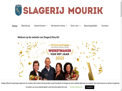 -519732 0180 08.00 12 16.00 17.30 1916 2 2924ah accepter adresgegeven akkoord assortiment augustus banner barbecue chronus contact contactgegeven contributor cookie cookies den derd dinsdag donderdag facebok ga gebruik geeft googl herkomst hiermee historie hom ijssel informatie inhoud jul/aug kijkj korf krimp lever maakt maandag mak mourik nem onz openingstijd openstreetmap partij praktisch ruim september sind slagerij slagerijmourik@gmail.com sluit thema themezee tm topkwaliteit uur vakantiesluit vanuit via vindt vles voorkeur vrijdag websit wel welkom wij woensdag wordpres zaterdag zoal zomersluit