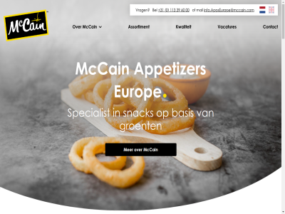 +31 0 00 1 100 113 2 2026 27 3 39 4411 4416 60 afnemer afwissel airfryer appetizer assortiment basis battered bel ber bereid bestat bevat bijgerecht bijvoorbeeld blijf blijv bloemkol bred brengt broccoli camembert champignon coating contact copyright daarbij denk diepgevror duidelijk eenvoud enthousiast europ foodservic frietjes friteus gebatterd gemaakt gemotiveerd gepaneerd gepaneerd/gebatterd gespecialiseerd groent groentesnack herken hoogt info.appseurope@mccain.com informatie inzet kruining kwaliteit kwaliteitsnorm locaties mail markt mccain medewerker modern mozzarella natur nederland o.a onlin ontwikkel onz oven pb ploegendienst policy poort privacy producer product productie productielijn px qsr realisatie retail rilland sitemap smaakstoff snack snackproduct specialist steketee stick streng team toegevoegd top uienr uienzaadjes uitgelicht vacatures verrass vind vleesvrij voorgevormd vorm vrag weg weihoek wereldwijd werk wij wortel yersek