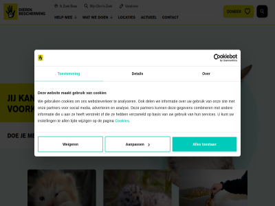 1 2 6 aanpass actueel adverter all analys analyser anbi bas basis combiner contact cookies del detail dier dierenled doe doner ga gebruik gegeven help hoofdcontent informatie instell jij kunt locaties logo maakt media mee onz pagina partner services sit social tijd toestan toestemm vacatures verstrekt verzameld voorkom we websit websiteverker weiger wijzig zoek