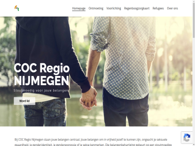 11 2026 actie anbi behoeft belang belangenbehart central coc cocregionijmeg cod coming content crer daarnaast dapper day doelgroep elk emancipatie faciliter geaardheid gebeurt gedrag gemeent genderexpressie genderidentiteit goed homepag instagram inzet jezelf jouw kenmerk knipog lad lid lobbyen maatschapp main manier meld nieuwsbrief nijmeg oktober ongeacht ontmoet ontmoetingsplek onz organiser out partij person politiek post privacybeleid refuges regenboogzorgkaart regio ruimt schrijf sek seksuel skip stan stoutmoed tijden to volg voorlicht vrijheid vrijwilliger wij word zichtbaarheidsacties