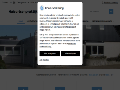 -351276 0544 1 10 100 17d 7136 accepter apothek bezoek contrast cookieverklar facebok gezondheidsinformatie harreveldseweg hom hoofdmenu huisartsenpraktijk instell kh menu nieuw onz pagina patientenomgev praktijkinformatie privacy snel spoed stell submenu tekst tekstgrot toet vergrot verklein weiger zieuwent zoek