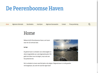 algemen all allen bot central contact eig ga gehel geldt geschiedenis gevall hav hom informatie inhoud inschrijv kad let ligplaatshouder magneetviss onbevoegd ondersteund parkeerterrein peerenbom privacyverklar rust stat steiger toegank toegestan vanaf vast verbod viss voorwaard war welkom wordpres zoek
