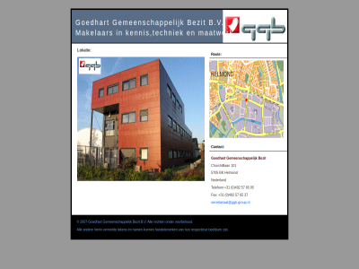 +31 0 05 101 2007 37 492 57 5705 65 all b.v bedrijv bezit bk churchilllan contact fax gemeenschapp ggb ggb-groep goedhart groep handelsmerk helmond hierin kennis lokatie maatwerk makelar nam nederland recht respectiev rout secretariaat@ggb-group.nl techniek teken telefon vermeld voorbehoud welkom