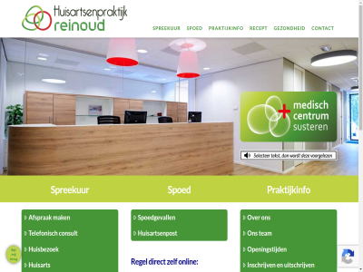 2026 6 afsprak ander assistent bandj bereik centrum consult contact daarom direct gezond goed hoort huisart huisartsenpost huisartsenpraktijk huisbezoek inschrijv juli klachtenregel komend lez luistert mak medisch moeit onlin onz openingstijd period praktijkinfo praktijkondersteuner privacy recept regel reinoud schreijendotcom schrijv spoed spoedgevall spreekur suster team telefonisch uitschrijv vacatures zodra zomervakantie
