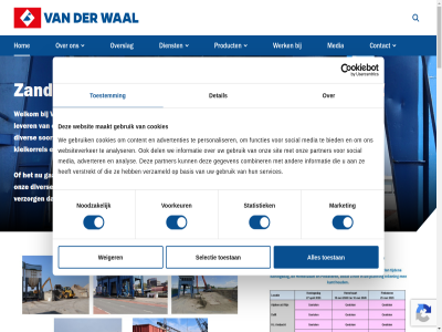 +31 0 1 100 11 12 2 2026 3361 6 615 78 8 86 aangepast aanpak adres advertenties adverter analys analyser argex as assortiment b.v basis bedrijf beeld belangrijk bent bestel bestell betrouw bied bigbag bijzonder binn blijf bouwgrondstoff by combiner contact content cookies del detail dienst diver dr dredging dutch duurzam functies ga gat gebruik gegeven geschiedenis gestort gezond grag grind grond handig he hel hemelvaart holland hom hoogt hovenier huidig info@vanderwaalbv.nl informatie insit jar juist klant klar kleikorrel koningsdag kwaliteit laatst langeveldplein legg les lever linkedin locaties los maakt market media menggranulat milieu mooi nem netherland nl nodig noodzak ondernem ongetwijfeld ontwikkel onz open openingstijd orangetalent overslag overslagbedrijf partner per personaliser pinkster policy privacy product project projectontwikkelar selectie services sit sitemap sliedrecht snel social soort speerpunt stan statistiek the toestan toestemm toestemmingsselectie transport uitgebreid updates vanuit veilig verstrekt verzameld verzorg vestig vind vindt volg voorkeur vrag waarom waaronder wal war we webmail websit websiteverker wegenbouwmaterial weiger welkom wenst wereld werk werknemer wet wij youtub zand zandhandel zandproject zoal zoekbalk zuid zuid-holland