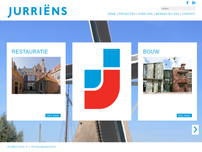 bouw contact hom info@jurriens.nl jurrien les project restauratie vestigingsadress werk
