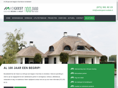 0 071 100 1923 22 23 2374 35 501 82 8223 aandacht aannemersbedrijf aanspreekpunt actueel ad ade algemen all an bed bedrijfspand begeleid begrip bekend bekijk belangrijk betrouw bouw bouwbedrijf breakfast circa contact dakkapel detail dienst dienstverlen direct disclaimer diver een eig elk ervar familiebedrijf gebroeder geest gerealiseerd gerund golft hom hugo huis idee individuel info@vandergeest-oudade.nl informatie jan jar juist klant kunt kwaliteit leidseweg les lez medewerker media meest moment nem nev nieuwbouw oegstgeest omstrek onz oog opdracht opricht oud partner person personel poel policy privacy project realisatie recht restauratie sind snel social specialist stan stat terecht toepass uitgegroeid uitgevoerd uitstek utiliteitsbouw vacatures vakbekwam vakkund vakmanschap vanaf verbouw verder via villa vind volg voorbehoud voorwaard vrag vrijblijv war waterbouw we weg werk wij woningbouw