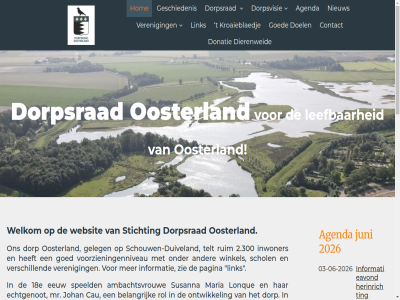 -06 -2026 03 10 18e 2.300 2026 aanvrag activiteit afgebeeld agenda algemeen@dorpsraadoosterland.nl all ambachtsvrouw arie behoud belangrijk bert biedt bijdraagt bijnam cau contact datum dierenweid doel donatie dorp dorpsagenda dorpsrad dorpsvisie duiveland e e-mail echtgenot eeuw elkar entree familiewap gedacht geleg geschiedenis goed groet herinricht hom hop idee informatie informatieavond informatiebijeenkomst intimiteit inwoner janita johan jong juni kauwtjes kenmerkt kenn klik kraai kraaiendorp kroaieblaedj kroajedurp leefbar link lonque mail marco maria mens mr nieuw nieuwsartikel ofwel omgev omligg omschrev ontstan ontwikkel oosterland oud pagina polder richard rol ruim ruimt rust schaatsban schol schouw schouwen-duiveland speeld stichting stilt stur subsidie susanna t telt verbeter veren verkeersstudie verschill vogel voorzieningenniveau vrag vriendelijk waardor waarschijn war we websit welkom wilt winkel won woonmilieu zet zie zowel zwart