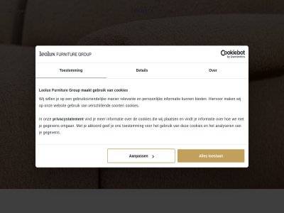 aanpass akkoord analyser bied cookies dealer detail furnitur gebruik gebruiksvriend gef gegeven group hiervor informatie leolux maakt mak manier menu official omgan onz person plaats privacy privacystatement relevant soort to toestan toestemm verschill vind vindt we websit welcom wij will you