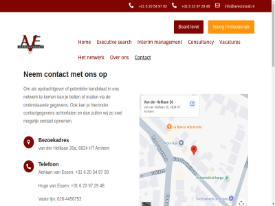 +31 -4456752 026 20 2023 23 26a 29 2mb 48 54 6 6824 93 97 achtergrond achterlat admin@aveconsult.nl adres adriaan akkoord all arnhem bell bericht bezoekadres bijlag board coaching commissariaat consultancy contact contactformulier contactgegeven content cookie copyright cv design doc docx e e-mailadres email ess executiv executives gat gegeven helllan hieronder hom ht hugo info@aveconsult.nl interim junior kandidat kom level lijn m mail mailadres management max medior mogelijk nam nem netwerk neut onderstaand onderwerp onz opdrachtgever opnem pdf potentiel privacy professional reserved right search sit skip snel stijn support t telefon to vacatures vast verplicht verzend via voorwaard wij young zull