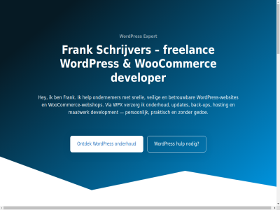 2009 2026 aanpass advies afsprak allerlei arnhem back back-up bekijk belangrijk bestaand betrouw blijft bouw complet contact content continu continuiteit daarom developer development dienst direct doet doorontwikkel draai draait duidelijk eenvoud expert focus foutoploss frank freelanc functionaliteit geavanceerd gebruiksvriend gedoe gewerkt gewon goed help hey hosting hulp ideaal ingewikkeld klant klein kort lijn maatwerk maatwerkoploss maatwerkproject manier mat moet monitor nieuw nodig onderhoud ondernemer ondersteun onnod ontdek ontwikkel oog optimal pakket person praktisch problem schrijver seo sind sit sites skip snel snelheid snell soepel soort speciaal specialist stabiel technisch terechtkunn tijd to uitbreid updates ups veilig verhal verzorg via vind volled vooral vrag webshop websit websites werk werkt wet wilt woocommerc woocommerce-webshop wordpres wordpress-hulp wordpress-websites worrdpres wpx zeker zodat