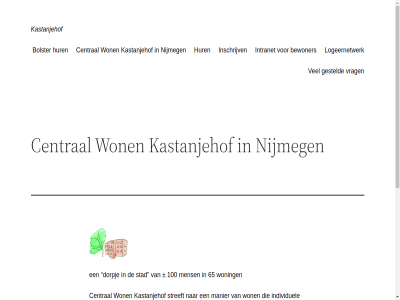 100 65 aangedrev activiteit betrok bewoner bolster central combineert dorpj eig elkar ervor ga gesteld gezamen hur ieder individuel inhoud inschrijv intranet kastanjehof kenn kiez kijk logeernetwerk manier mens nijmeg onderl ondernem ontmoet snel spreekt stad streeft trot verder vrag vrijheid will won woning wordpres zelfstand