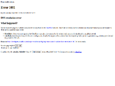-10 -19 /support/troubleshooting/http-status-codes/cloudflare-1xxx-errors/error-1001/ 09 1 1001 11 14 2026 2208 2a02 8718 a a4ceabcc78de4d94 account and are be ben by c206 can causes click cloudflar configuration cookies currently detail developers.cloudflare.com developers.cloudflare.com/support/troubleshooting/http-status-codes/cloudflare-1xxx-errors/error-1001/ distributed dns domain e.g enabl error fail feedback few for global happen happened hav helpful hosting id if information ip it just les likely minutes mor most network no on organization our owner pag partner performanc pleas potential provider ray requested resolution resolv reveal s security see signed sit someth tak thank that the ther this to two unabl up usually utc ve websit what when with wrong www.electrostore.tv yes you your