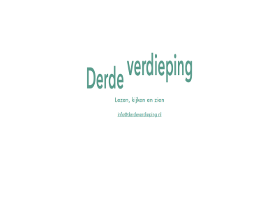 derdeverdiep info@derdeverdieping.nl kijk lez zien