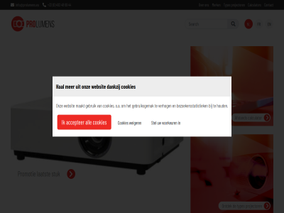 +32 0 44 48 492 69 accepter afstand all bezoekersstatistiek calculator cinema contact cookies dankzij fr gebruik gebruiksgemak hal hom houd info@prolumens.eu maakt merk nl o.a ontdek onz projector prolumen stel types verhog voorkeur websit weiger