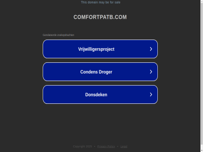 2025 be comfortpatb.com copyright domain for legal may policy privacy sal this