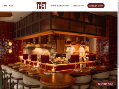 67 amsterdam and bok content discover europaplein event group hom info info@toetamsterdam.nl menu reservation skip tabl to toet troef your
