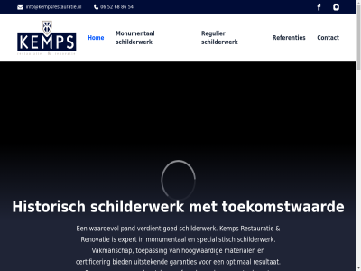 06 52 54 68 86 8d/k 9723 aanvrag advies architectuurhistoricus behoud bekijk bied bijzonder certificer contact contactgegeven daarmee daarnaast duurzam en enig erfgoed erkend erm erm-certificer erm-gecertificeerd ervar expert garanties gecertificeerd geeft gerealiseerd gesprek gev gewon glas glorie goed groning historisch hom hoogwaard ict info@kempsrestauratie.nl jasper jl jouw kaskinenweg kemp kleuradvies kleurhistorisch komt kwaliteitsrichtlijn kwetsbar lang les levensdur link maakt material monument monumental monumentenschilder monumentenzorg nederland nem noemt noord noord-nederland offert onderhoudsschilderwerk opnem optimal oud over pand privacy referenties regulier renovatie restauratie restauratiekwaliteit restauratieschilder resultat roorda sam schildersbedrijf schildertechniek schilderwerk specialism specialistisch stichting team tegelijkertijd telefon terug toekomst toekomstbestend toekomstwaard toepass trot uitstek vakmanschap vakschilder vastgoed verder verdient verduurzam verf verguld verhal verklar verricht volgen vrijblijv waardevol war we wens xpect zet