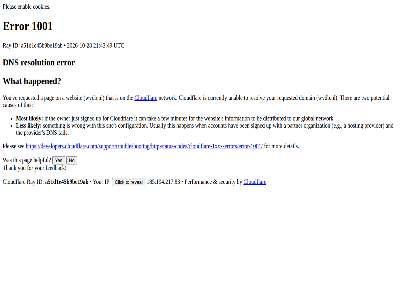 -10 -28 /support/troubleshooting/http-status-codes/cloudflare-1xxx-errors/error-1001/ 1001 185.194.217.83 2026 21 43 49 a a51d1e45b9be19ab account and are be ben by can causes click cloudflar configuration cookies currently detail developers.cloudflare.com developers.cloudflare.com/support/troubleshooting/http-status-codes/cloudflare-1xxx-errors/error-1001/ distributed dns domain e.g enabl error fail feedback few for global happen happened hav helpful hosting id if information ip it just les likely minutes mor most network no on organization our owner pag partner performanc pleas potential provider ray requested resolution resolv reveal s security see signed sit someth tak thank that the ther this to two unabl up usually utc ve websit what when with wrong wvdb.nl yes you your