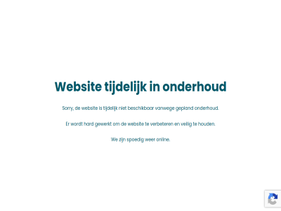 beschik dvb gepland gewerkt hard houd onderhoud onlin ontwikkel sorry spoedig tijdelijk vanweg veilig verbeter we websit wer