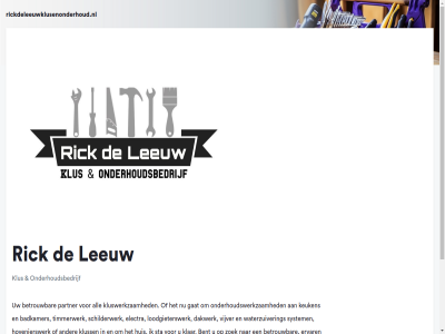 by klus leeuw mijndomein onderhoudsbedrijf powered rick rickdeleeuwklusenonderhoud.nl