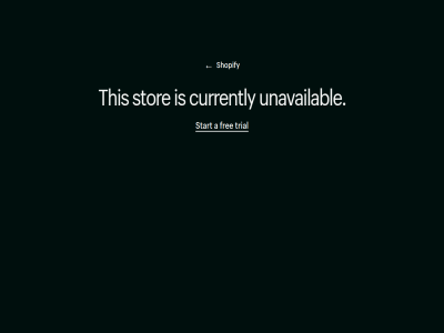 a currently free shopify start stor this trial unavailabl