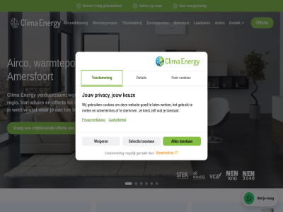 1 acties advertenties advies af airco aircondition amersfoort ander beschik binn chatbot clima contact cookiebeleid cookiemeld cookies dag detail duurzam energiezuin energy gas gebruik geinstalleerd gemaakt gesprek goed hulp installateur it jouw keuz kiest laadpal lat mak mat meestal met meterkast mogelijk nodig offert onderhoud ontdek person privacy privacyverklar reager reparatie selectie snel start stel stemm thuisbatterij toestan toestat toestemm veenstra verwarm via vrag warmtepomp we websit weiger werk whatsapp whatsapp-gesprek wij zer zonnepanel