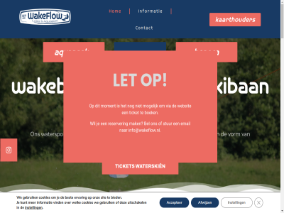 0598 2 433 733 9642 aanbied accepter afwijz aquapark aquaparkin avg/gdpr banner bel bergweg best bestat bied boek borgerswold contact cookie cookies email ervar gebruik hom horeca info@wakeflow.nl informatie instell kaarthouder kneeboard kunt let lv mak mogelijk moment onz park populair privacybeleid razend reserver rout sit sluit stur ticket uitschakel veendam via vind vorm wakeboard wakeflow waterskiban waterskien watersportaanbod watersportervar we websit welk