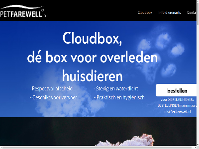 06 14 15 17 2 20 23 30 35 39 533 57 6 88 905 95 aangegev aflop afmet afscheid all allen ander b bedruk begrav begrijp bestel bestell bestemd betal biedt bijdraagt binn bodem bovendien box buitenzijd cloudbox cm coating contact cremer daardor dag de deksel dier dierenart dierenarts/kliniek dierenkliniek dol draagt eenvoud effect eig erbij europes gebruik gecremeert gedan geeft gekoeld gelegd gemaakt gemeent gerecycled geschikt goed grond h hom hond houding houdt huis huisdier hygienisch indien info info@petfarewell.nl informatie inzet juist kartonproduct kat kg kies kinder klein konijn krat kunt l legg lekdicht levensbeeind mag mail mak manier mat materiaal maximal mee moeilijk mogelijk nadel nat natur nem onz oogt openvouw overled past petfarewell.nl plaatselijk plastic praktisch product professionel rand reken respectvol respectvoll richtlijn ruim scherp speelattribut stat stevig teken tijd tijdelijk toegestan toepass transport uitstral uitvouw vak veelal verblijf verder verkoopvoorwaard verkrijg vervoer verwerkt via voer voldoen voldoend voorkom vouwinstructie vrag vredig vriendelijk waardig waarom waarvor war waterdicht webshop welk wet wij x zak zeker zoal zwaarder
