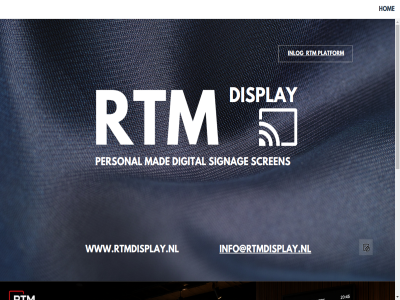 digital display hom info@rtmdisplay.nl inlog mad personal platform rtm scren signag www.rtmdisplay.nl