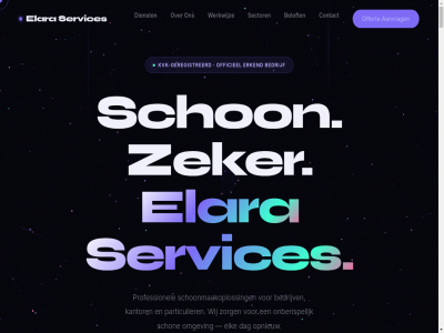 02 020 03 05 123 2024 22c 24u 3021 45 67 7 7/7 95337180 aanvrag aleidisstrat algemen ander bedrijf bedrijv bekijk bel beloft bereik bericht beslist binn boekhoud btw btw-geregistreerd btw-nummer combinatie contact correct dag dienst diepterein doet eenmanszak elara elk erkend factur facturer geldig geregistreerd glazenwasserij gratis groen helder ingeschrev interesseert kamer kantoorschoonmak kantor klant klar koophandel kost kvk kvk-geregistreerd maandag mail mat mh nederland network nl005146703b59 nummer offert offertes officieel omgev onberisp onderdel ontvang ontvangt onz opgericht opnieuw particulier per person privacy professionel reactietijd reager rotterdam schon schoonmaakbedrijf schoonmaakoploss schoonmak scroll sector services sitemap sl snel stan stat stur transparant vacatures verborg verder verrass vestig vloeronderhoud voorwaard vrag vrijblijv wek welk werkwijz wij wilt zak zakelijk zeker zondag zorg zorgschoonmak