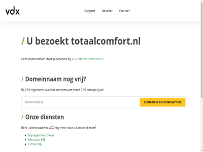 0.99 365 5 7 b.v benieuwd bent bereik beschik beteken bezoekt binn contact controler dag dienst domeinnam e e-mail euro geparkeerd gewon hel internet jar mail managed microsoft minut nederland ondersteun onlin only onz per razendsnell registreert reseller server servic services stat support telefonisch totaalcomfort.nl vanaf vdx vrag vrij war we webhost webhostingpartij websit wek wordpres www.totaalcomfort.nl zoek