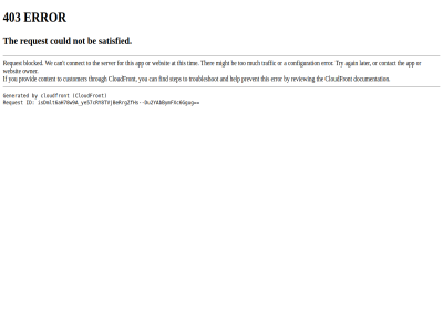 403 and be by can cloudfront content could customer documentation du2yabbymfxc6ggug error find generated help id if isdmlt6ah78w9a not prevent provid request review satisfied step the this through to troubleshot ye57cry8tvjberrgzfhs you