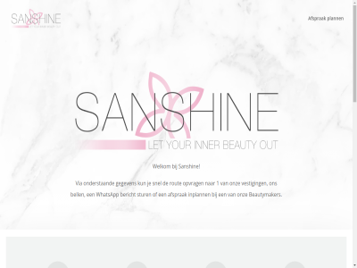 -81003108 06 1 50 59773308 7101 aanschaff afsprak algemen all allround beautymaker beautysalon behandel bell bericht bezoek boek boekingapp boekingsformulier combinatiebehandel email enkel gebruikt gegeven goldmember inboek info@salonsanshine.nl informatie inplann klik korting kun kvk les leuk maakt maandelijk meerder nl onderstaand onlin ontvangt ontwikkeld onz optie opvrag overzicht plann regel rivm rout sanshin snel stur tariev telefon teven verderob verrass vestig via vind volg volgen voorwaard we webdesign welkom weurd whatsapp wij winterswijk