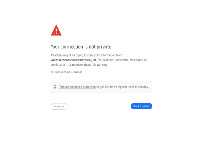 about advanced attacker back be card cert chrom connection credit dat enhanced err error exampl for from get highest information invalid learn level messages might mor net not on or password privacy privat protection s safety samentussenamstelenij.nl security steal this to trying turn warning www.samentussenamstelenij.nl your