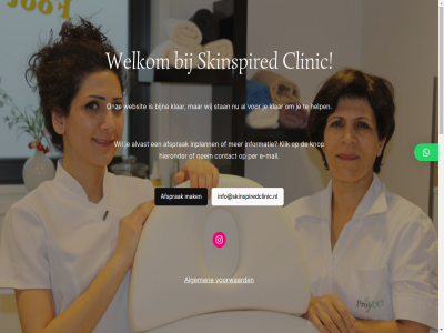 0 600 aantal achternam afsprak algemen alvast begint bericht bijna clinic contact e e-mail e-mailadres ga goed help hieronder info@skinspiredclinic.nl informatie inhoud inplann instagram karakter klar klik knop mail mailadres mak max nam nem onz per skinspired stan stral telefoonnummer vel voornam voorwaard websit welkom wij zit