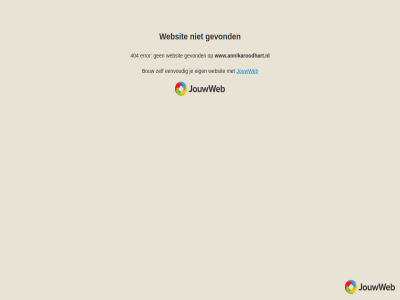 404 bouw eenvoud eig error gevond jouwweb websit www.annikaroodhart.nl
