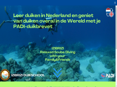 cursuss diving duik duikbrevet duikschol family friend geniet izibrizi izibrizi-nl ler nederland nl onz overal padi padi-duikbrevet relaxed scuba vof welkom wereld wet with your