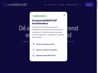 1 17169 1842 2 2026 3 4 712 aanmeld account administratie afgerond afsprak agenda algemen all android antwoord app apparat artiest automatisch bedrijv beginn bekend bent beschik best bewaard bibliothek binn binnenkort blijft blijv complet contact contactformulier control daarna dag de digital document dossier e e-mail een eerst eig elk elkar formulier gat gebruik gebruikt gegeven gerust gewon grag gratis hebt help hoef huidig hulp info info@inktpaspoort.nl inhoud inkt inktpaspoort inktregistratie inlogg inplann installatie ios jouw kent kiest kijkt klant klantdossier klar klopt kom komt krijg krijgt kun kwartier leg lever lop mail mak meerder meld meten min mogelijk naald naviger nazorg nazorginstructies nederland nem nen nen- nieuw nl norm ondertekent ontvangt opent opstartkost ord pakket papierlos papierwerk paspoort past per plan plann pmu pmu-studio prijz privacyverklar pro prober registratie registraties rondkijk s slag slot spoedig stan stap stapp start starter stat stel studio studio-agenda tal tatoeer tattoo telefon tijd toestemm toestemmingsformulier uitnod vandag vast veelgesteld verder verkooppraatj versie verstur verwerkersovereenkomst via vier voldoe volgen volgend volled vooraf voorproefj voorwaard vrag vult we web wek wel welk werk werkt werktijd zet zie ziet zoek
