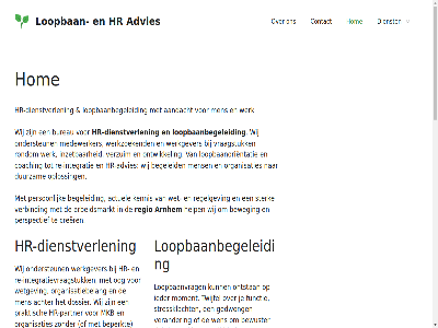 0.3 2026 6828 8 aandacht achter actuel advies ai arbeidsmarkt arnhem begeleid begeleidt beperkt betekent betrok beweg bewuster bezoekadres bied blijv bureau campus capaciteit coaching combiner communicatie concret conform contact crer deskund dienst dienstverlen direct doel dossier dreigend duidelijk duurzam eerst en expertis functie ga gebouwd gedwong generatepres gericht helder help helpt herorientatie hom hr hr-advies hr-capaciteit hr-dienstverlen hr-expertis hr-partner ieder info@loopbaanenhradvies.nl inhoud integratie integratievraagstuk inzet inzetbaarheidsvraagstuk inzicht kandidat kennis kennismakingsgesprek keuzes kiez klacht klein linkedin lokal loopbaanbegeleid loopbaancoach loopbaanorientatie loopbaantraject loopbaanvrag loopban maatwerk mak medewerker men mens mensgericht mkb mobiliteit moment nem ondersteun ontstan ontwikkel ontzorgd onz oog oploss organisatiebelang organisatiegericht organisaties orientatie outplacementbegeleid partner passend past person perspectief plan poortwachter praktisch preventiev privacyverklar professionel re re-integratie re-integratievraagstuk regelgev regio richting rondom sam situatie spor standaardoploss stapp statement statenlan sterk stres stressklacht structur toekomstbestend traject twed twijfel uitval uwv uwv-traject vast verander verbeter verbind verzuim vraagstuk vrijblijv we wen werk werkgeluk werkgever werkt werkwijz werkzoek wet wetgev wij zet zodat zorg