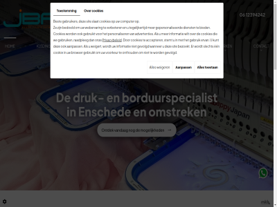 -4 0 06 08u30 106 12394242 17u00 65085264 7521bg aanpass adres advertenties bedoeld best bied bordur borduurspecialist computer contact cookie cookie-instell cookies di dienst divers do druk drukkerij/borduurstudio dtf ensched gebruik gebruiker gebruikt gepersonaliseerd geslot handelsondernem hom info info@jbr2012.nl informatie instell jbr kleding kvk lonnekebrugstrat ma merk mogelijk omstrek ontdek onz openingstijd personaliser print privacybeleid raadpleg sit slat tegelijkertijd toestan toestemm vandag verbeter vr we webervar weiger wilt wo za
